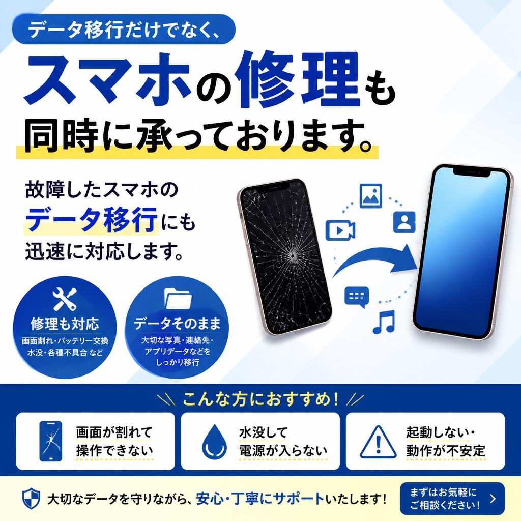 迅速な対応・修理もお任せ