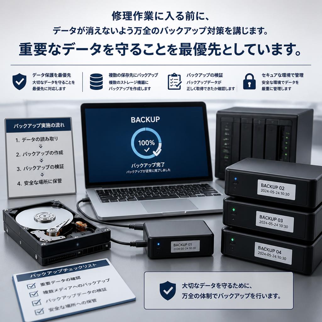 データバックアップとリスク管理
