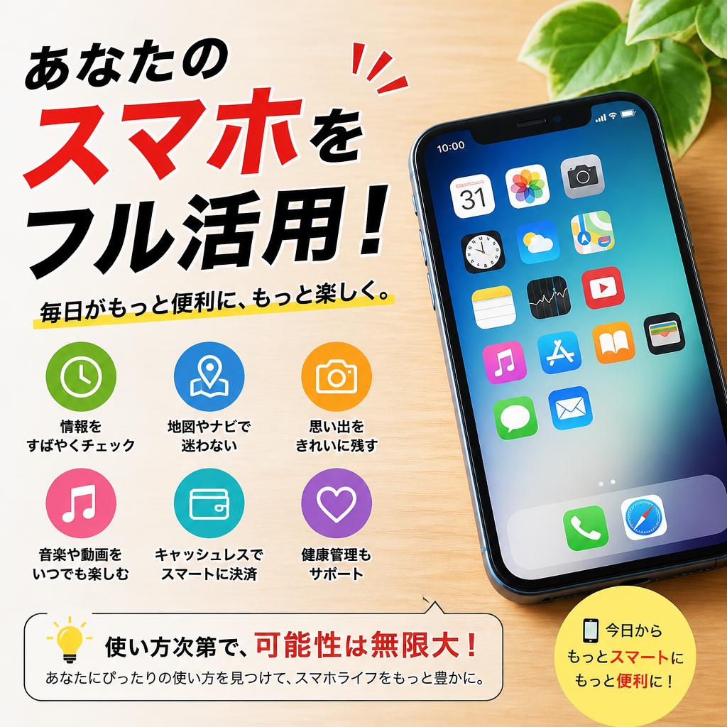 あなたのスマホをフル活用！