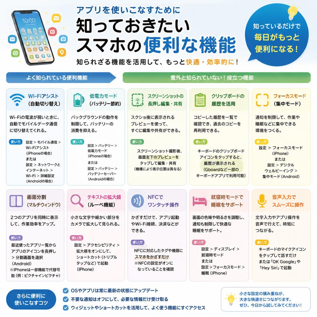 便利な機能紹介